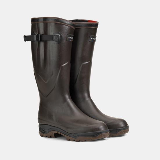 Aigle The First Anti-fatigue Boots That Protects From The Cold Rain Boots Men Brown ZA-09846